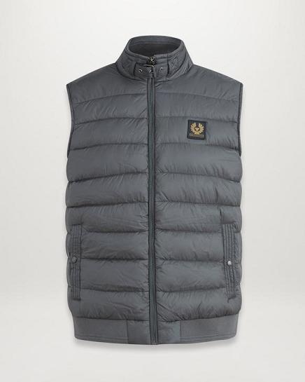 Gilet Belstaff Homme Circuit Grise Nylon France YW2651380